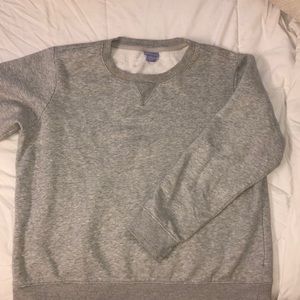 light gray crewneck